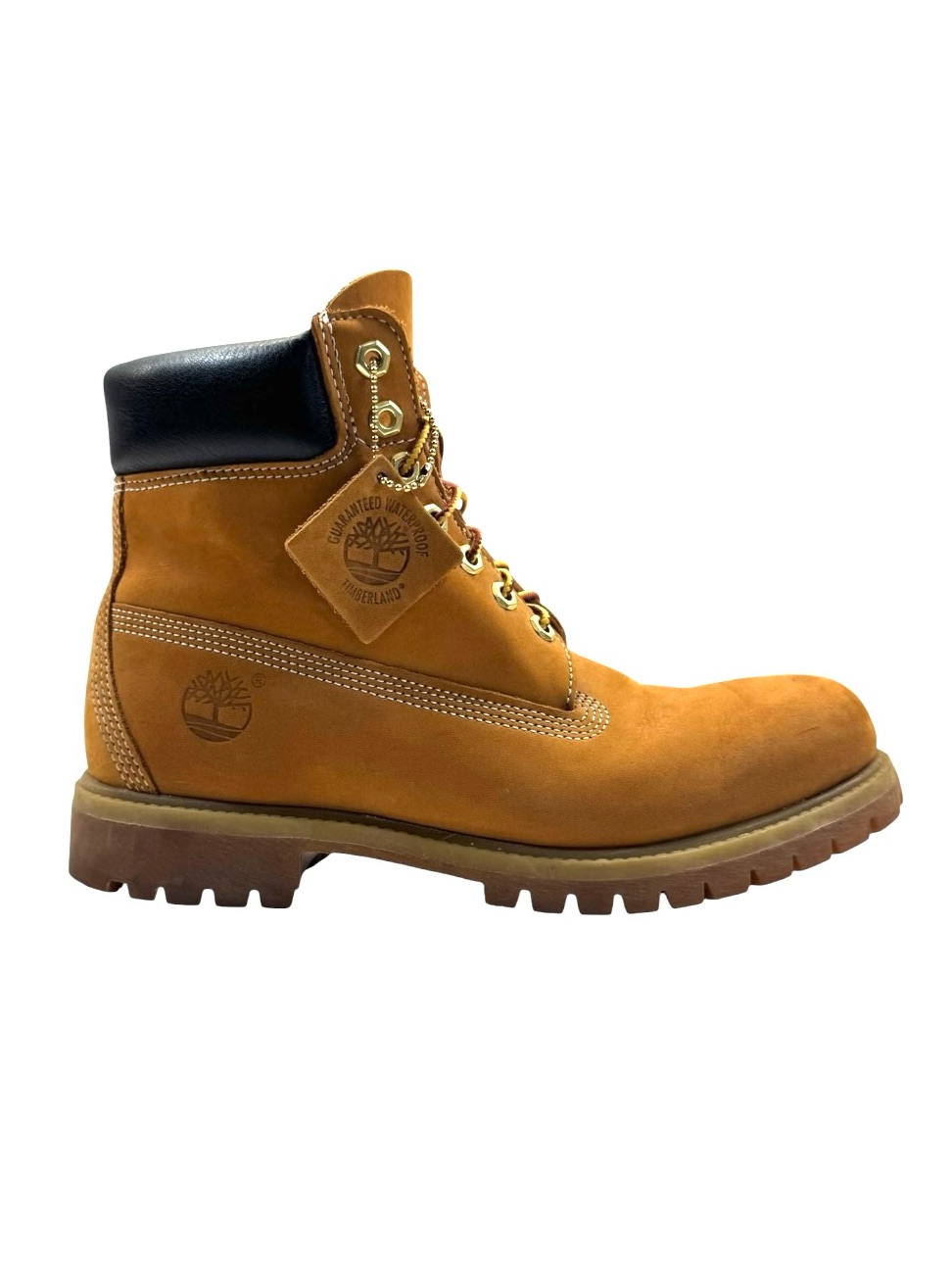 Timberland 6” Premium Wheat Boots Men’s 9 Waterproof Nubuck